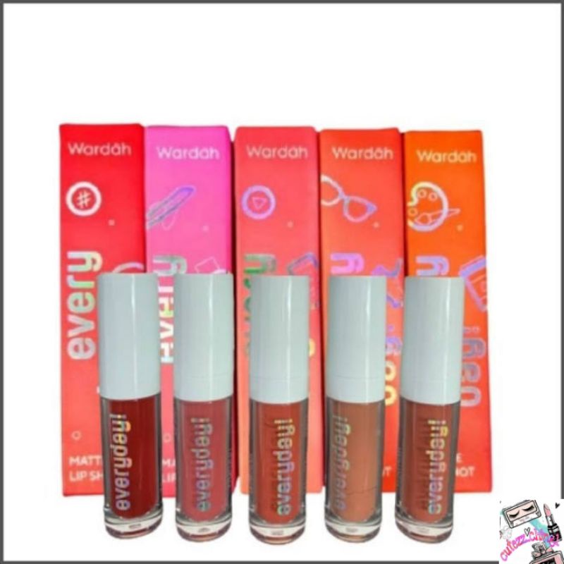 ☃Cutezz_Ching1☃ Wardah Everyday Matte Lip Shot-Lip Cream