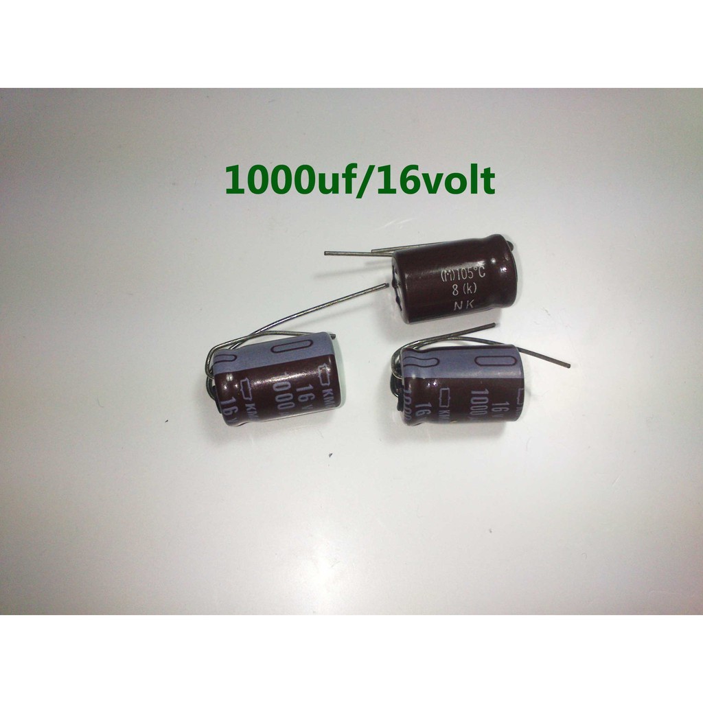 ELCO 16V 1000 uF Electrolytic Capacitor Kapasitor Elektrolit