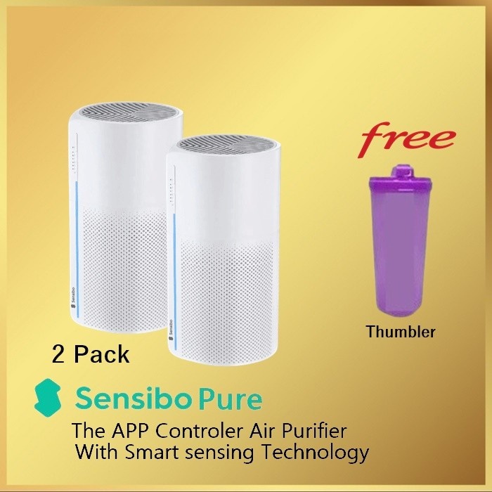 Sensibo Pure Smart Wifi Sensing Air Purifier - 2 Pack (Family Kit)