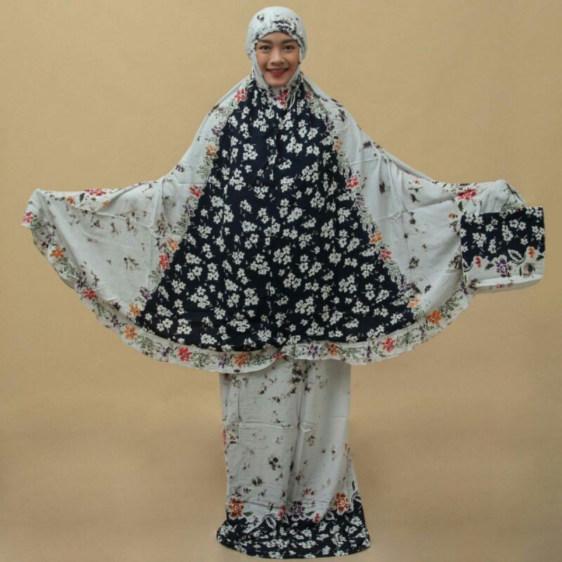 Mukena Batik / Mukena Batik cap Pekalongan / Mukena Jumbo / Fashion Muslim