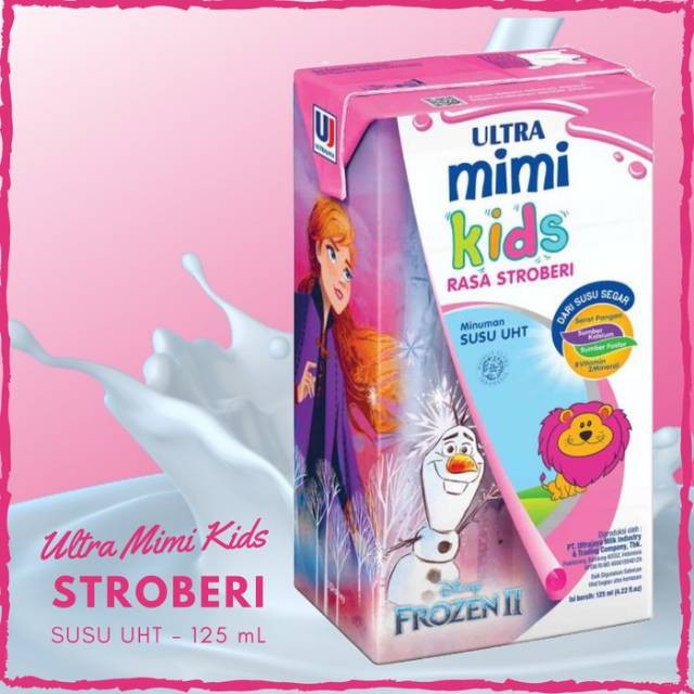 Ultra Mimi Susu Strawbery 125ml
