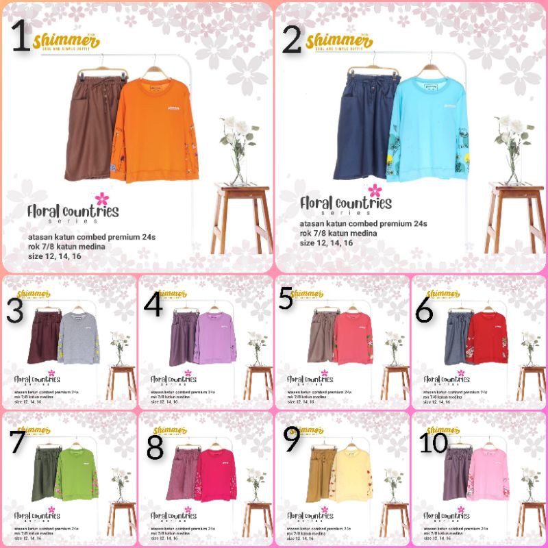 Setelan Anak Tanggung Cewek