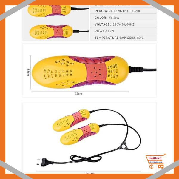 COD GROSIR ALAT PENGHILANG BAU PENGERING PEMANAS SEPATU SARUNG TANGAN SHOE DRYER KUALITAS TERBAIK A26