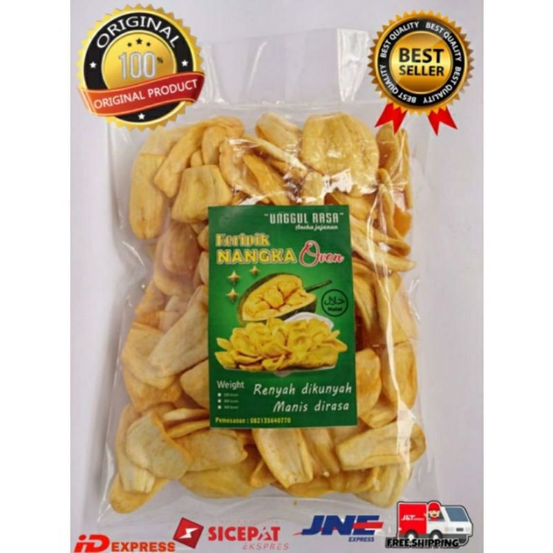 

KERIPIK NANGKA OVEN GRADE B 100 GR MANIS LEGIT