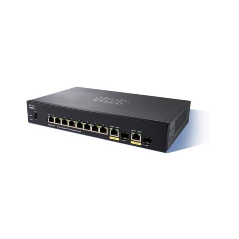 Cisco SG350-10P-K9-EU 10-port Gigabit POE Managed Switch