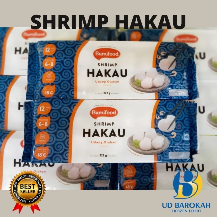 

Promo !! BUMIFOOD SHRIMP HAKAU 222g isi 12s .