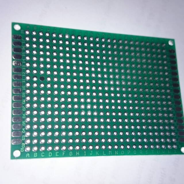 PCB LUBANG DOUBLE LAYER 5X7