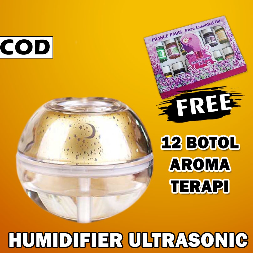 Air Humidifier  Aromatherapy Difuser  Purifier Aromaterapi LED Night Lamp 500ml