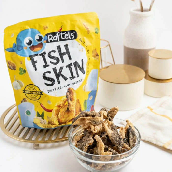 

fish skin raftels kulit, original