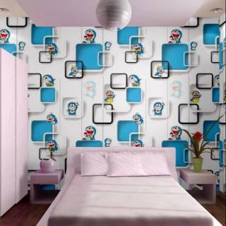 Wallpaper Sticker Doraemon Nobita Shopee Indonesia