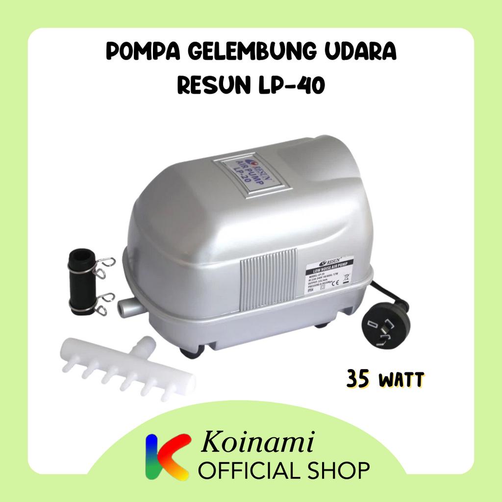 RESUN LP-40 / pompa udara / gelembung / air pump / 35 watt / 12 x out put / kolam ikan koi