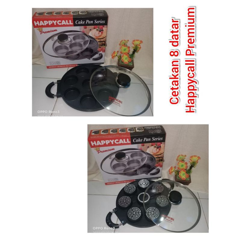 CETAKAN HAPPY CALL 8 DATAR / CETAKAN KUE 8 LUBANG TERMURAH