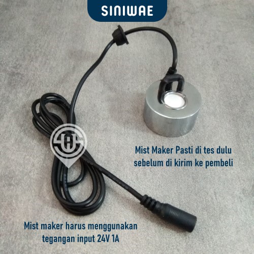 Mesin Kabut Mist Maker ETC-01 Membran 20mm Pembuat Embun Sarang Walet Aquascape Aquarium