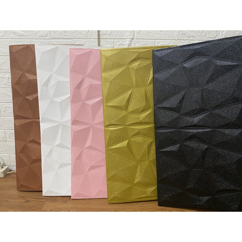 Wallfoam 3D motif Diamon ukuran 70cm x 70cmx 6&8mm-6