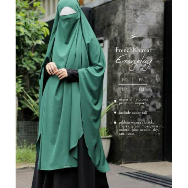 French Khimar FK Everyday - Khadijah Indonesia #ayranashwa