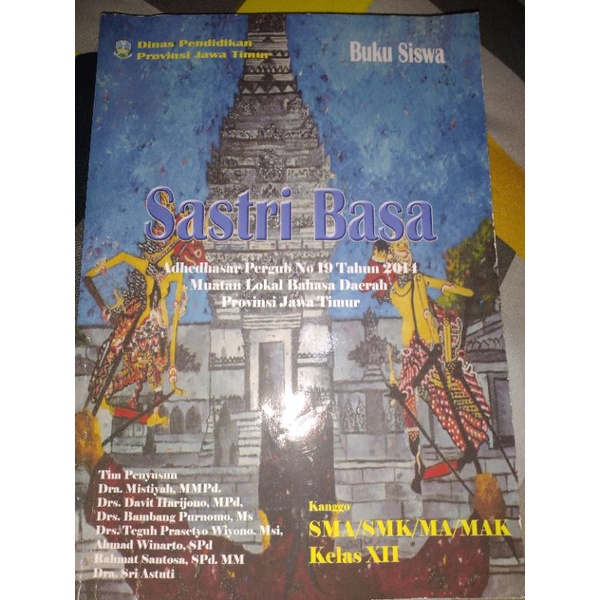 

BUKU SASTRI BASA JAWA KELAS 12