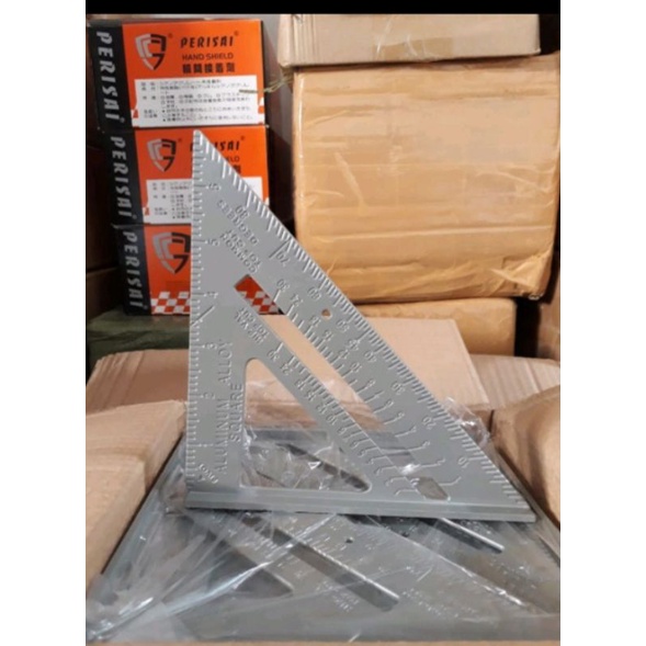 

penggaris siku aluminium 7inch / ruller square aluminium / penggaris sudut aluminium