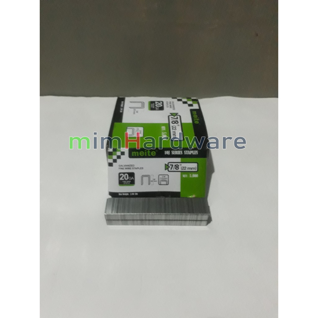 

MEITE Isi Mesin Paku Tembak U Staples Refill Air Nailer Gun