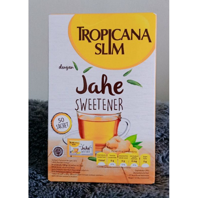 

TROPICANA SLIM JAHE SWEETENER 50"S
