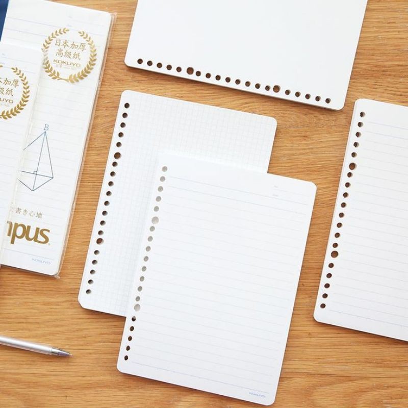 

Isi Loose Leaf A5 | Refill Binder Paper A5 Kotak Garis Plain