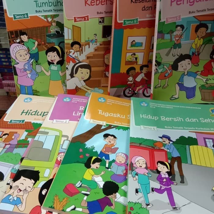 

❤BISA COD❤ Paket Tematik Kelas 2 SD Tema 12345678 Kurikulum 2013 Revisi Terbaru