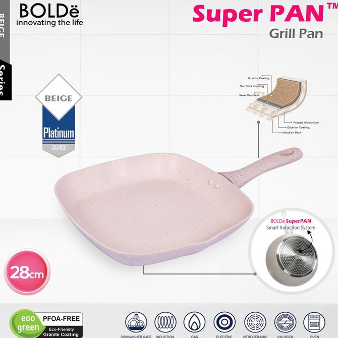 Bolde Super Pan - Grill Pan 28 Cm