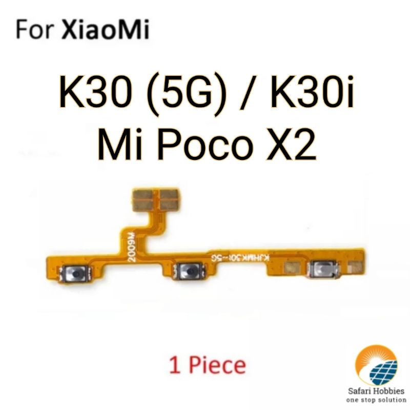 Fleksibel On Off Volume Xiaomi K30 (5G) / K30i / Mi Poco X2