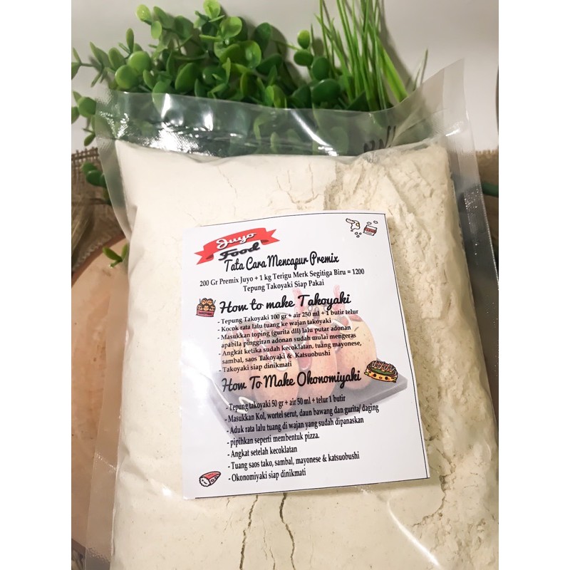 

RB22 HALAL MUI. TEPUNG BIANG TAKOYAKI 1 KG PREMIX. Bisa jadi hingga 1000 bola takoyaki