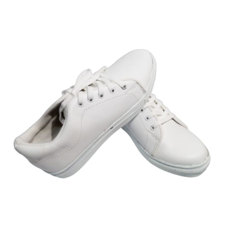 Sepatu Pria Wanita Putih Polos / White Shoes / Sneakers Polos / Sepatu Pria Murah (KODE :CUCI.Gdng)