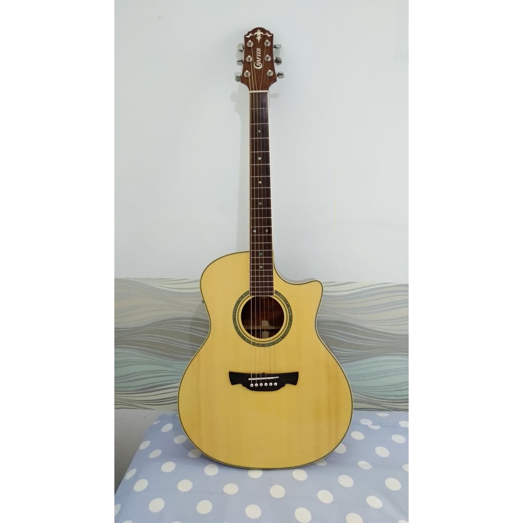 Gitar Akustik Elektrik Crafter GAE 8/N Acoustic Electric Guitar GAE8N ORIGINAL SEKEN