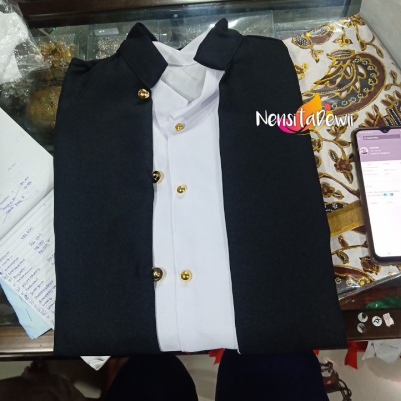 Beskap Hewes Polos - Model Pres dan Manggolo / Biasa