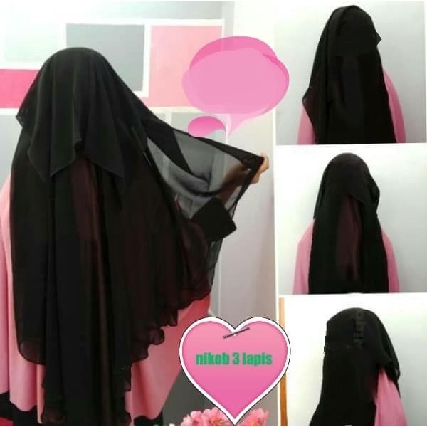 Cadar Yaman 3 layer Nikop Yaman 3lapis bisa untuk purdah
