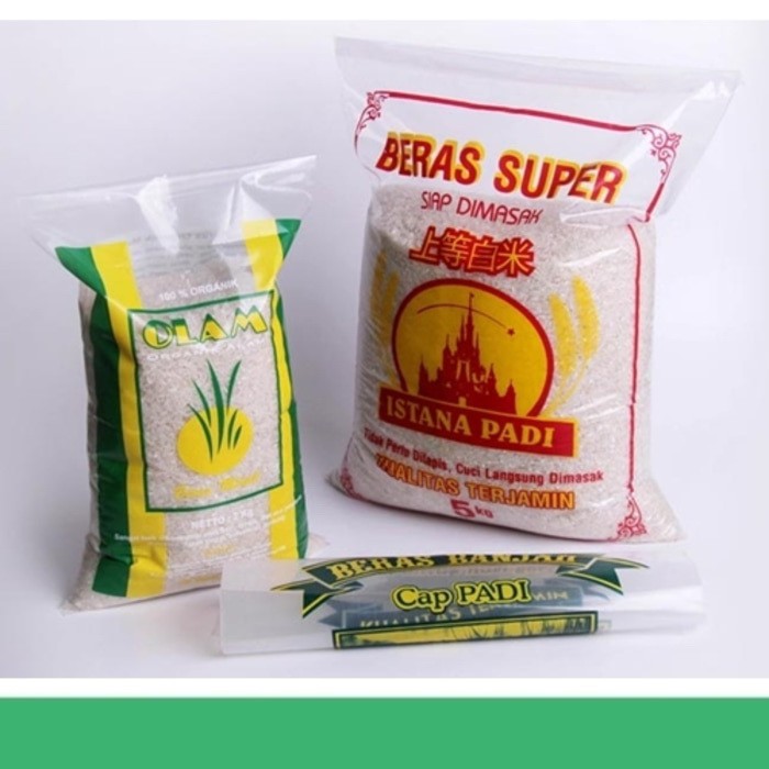 Plastik Kemasan Wadah Beras 5 Kg / Plastik Beras