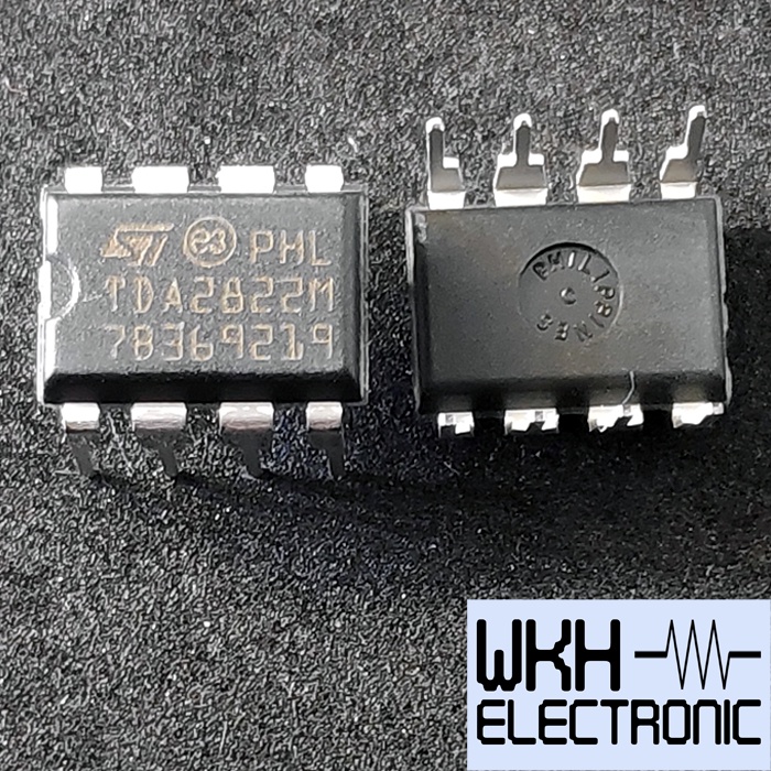 ORIGINAL IC TDA2822 DIP8 TDA2822M TDA 2822 Stereo Operating Amplifier