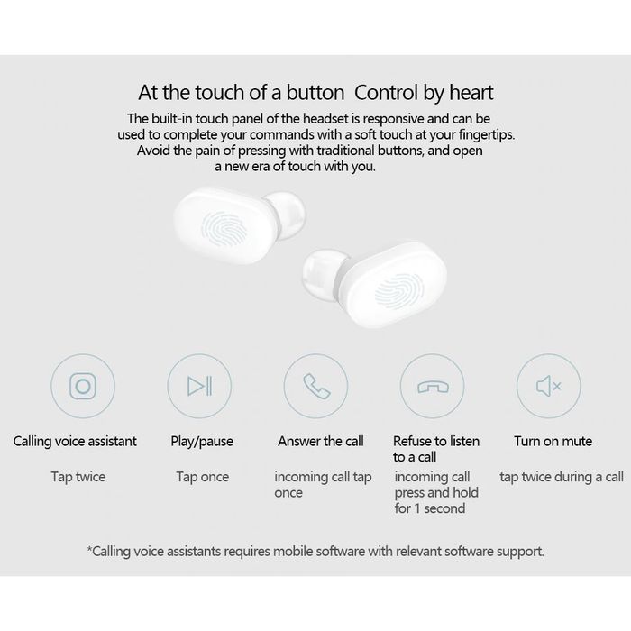 XIAOMI Mi AirDots Youth Version - Bluetooth 5.0 TWS Earphone - TWS Terbaik dari XIAOMI