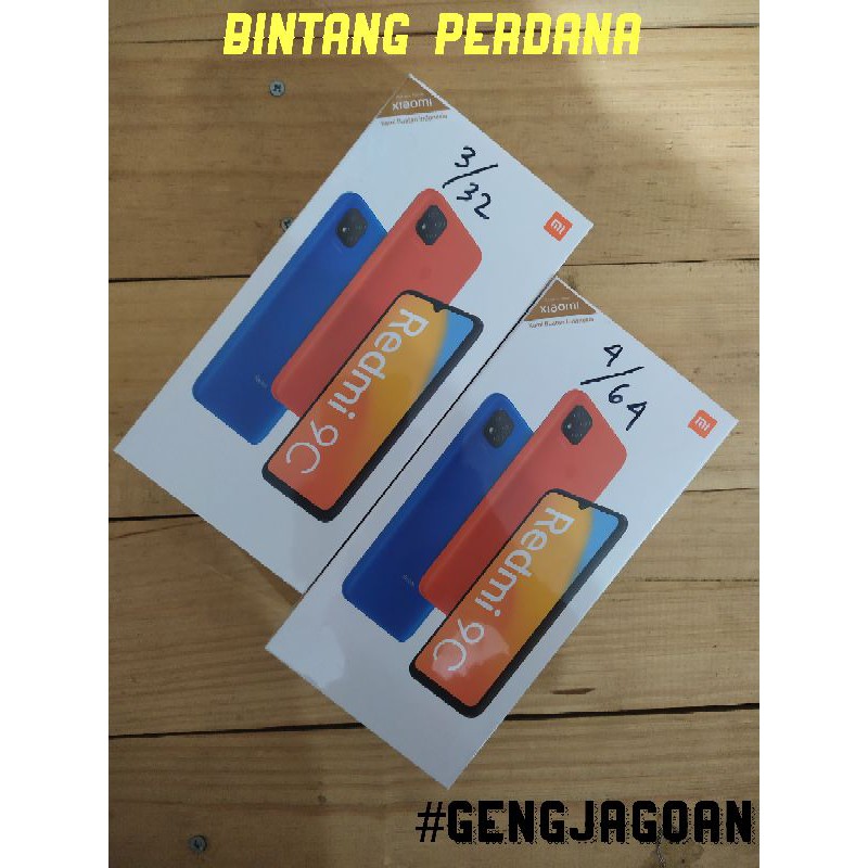 HP XIAOMI REDMI 9C 4/64 3/32 NEW GARANSI RESMI XIAOMI INDONESIA