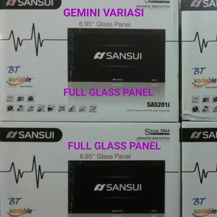 HEADUNIT DOUBLE DIN TV MOBIL IV B-25 SANSUI SA-5201 I/SA-5201I/SA 5202 I