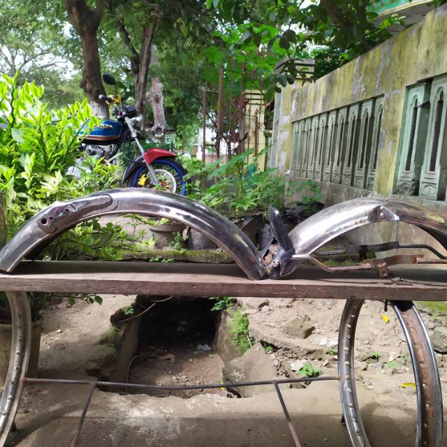 Spakbor slebor cb 200 cb dream Set Depan-Belakang Bekas terjangkau