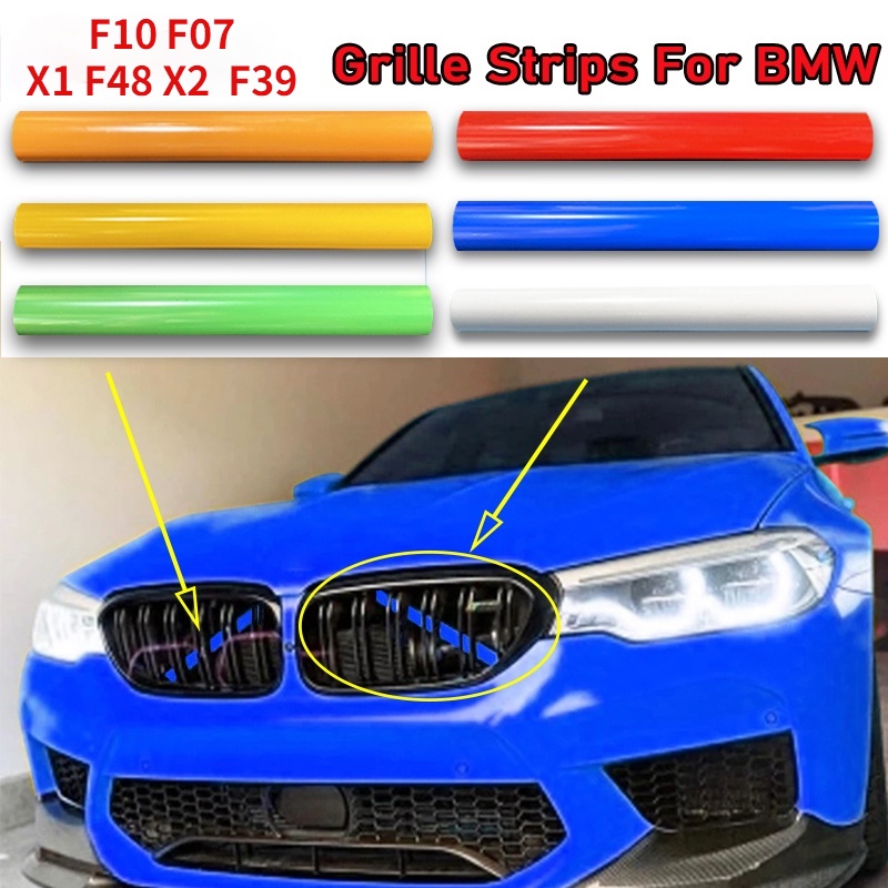 Stiker Frame Grill Depan Untuk BMW F10 F11 F07 F12 F13 F06 F01 F02 X2 F39 X1 F48 F49