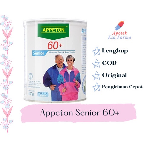 

APPETON 60+ / Susu Lansia - Orang Tua 400 Gram apeton 400gr