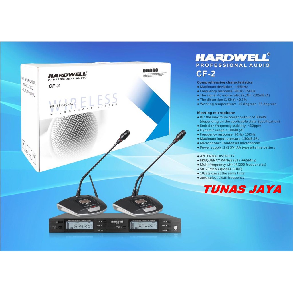 Mic Meja Wireless Condersor HARDWELL CF 2 Original