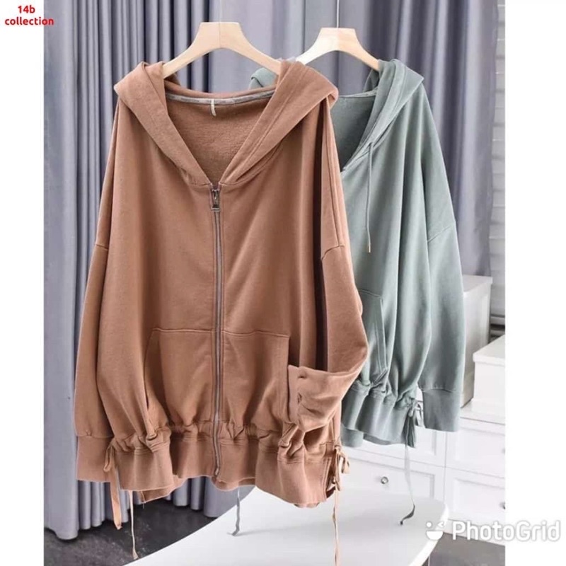 Jaket polos wanita jaket kerut korean style jaket hoodie wanita cardigan polos wanita simple elegan