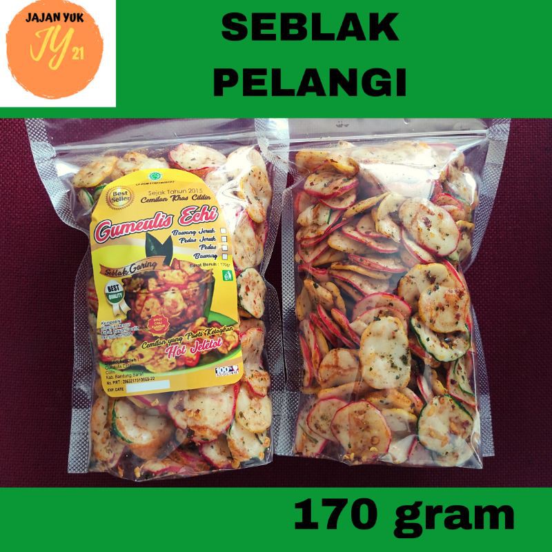 

SEBLAK KERUPUK PELANGI PEDAS ISI 170 GRAM