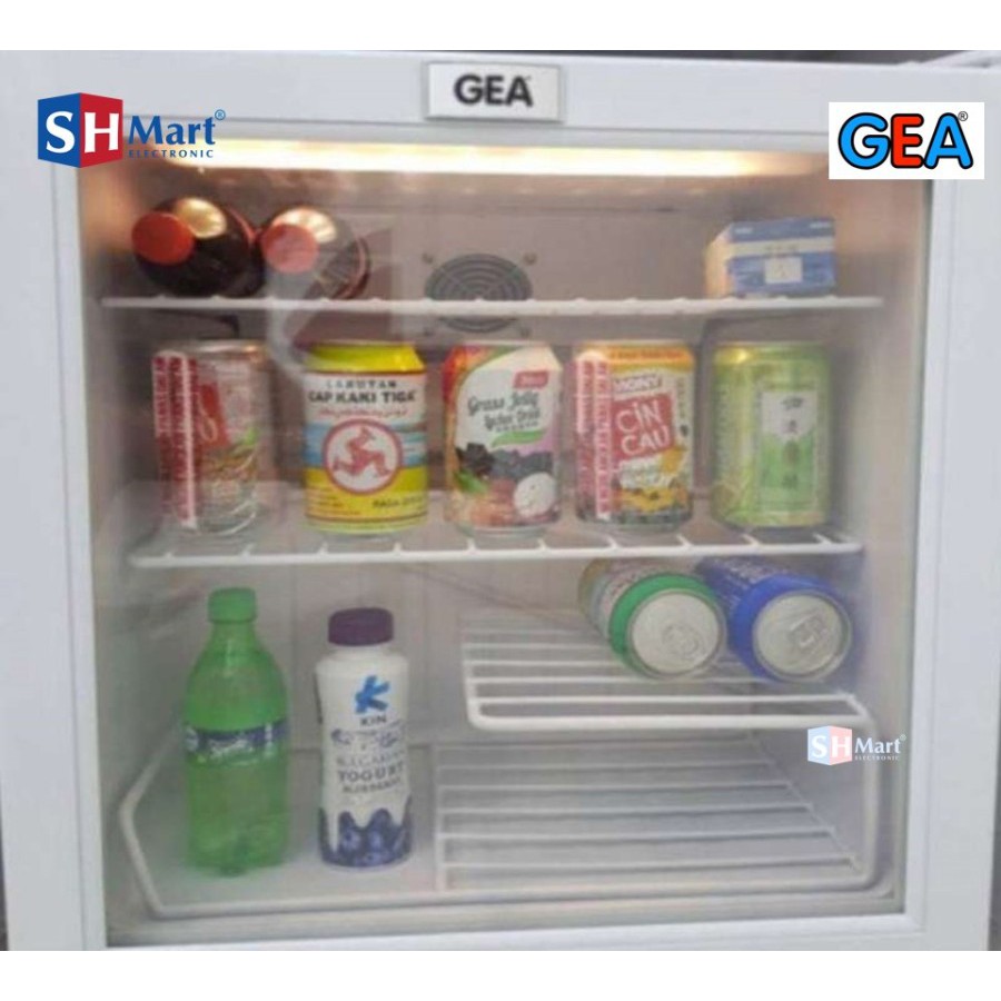 GEA SHOWCASE MINI PORTABLE KULKAS MINUMAN DISPLAY COOLER GEA EXPO 50