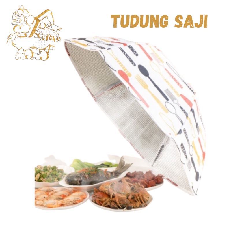 TUDUNG SAJI LIPAT PENUTUP SAYUR DAN PENAHAN PANAS