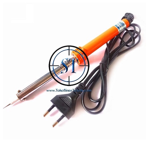 Solder Mata Kristal 60 Watt Orange Soldering Iron Electronic HQ Ujung Kristal Cepat Panas Heat 60W 220V