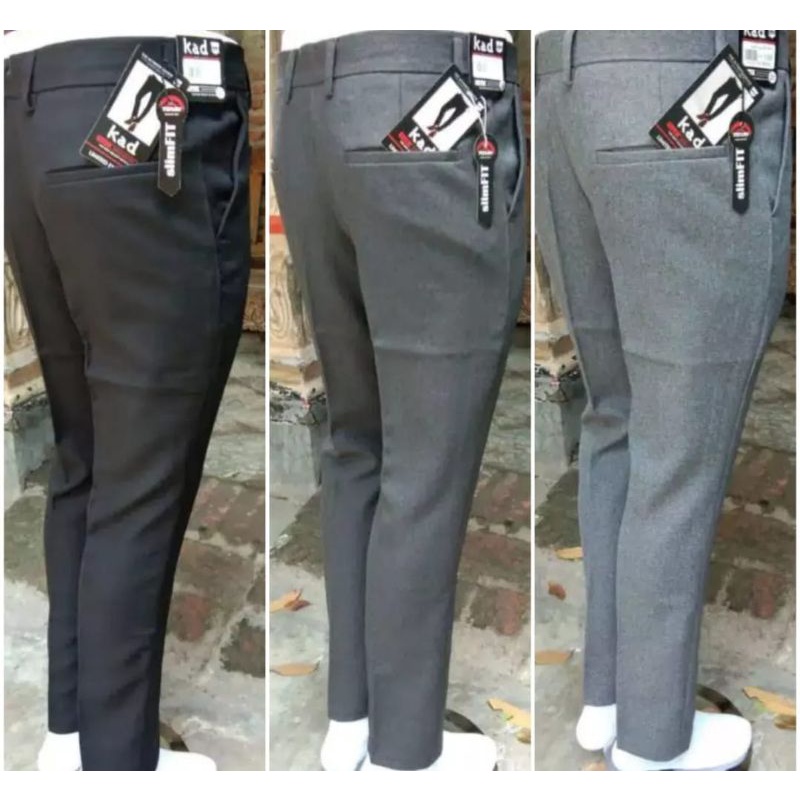 CELANA BAHAN WOLL  FORMAL REGULAR/SLIMFIT