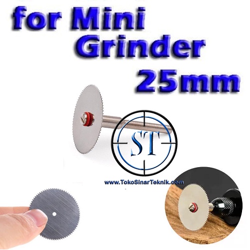 Mata Gergaji Potong Mini 25mm untuk Potong kayu Bor Mini Gerinda Grinder Circular Saw Blade Disc Cuting Disc Drill