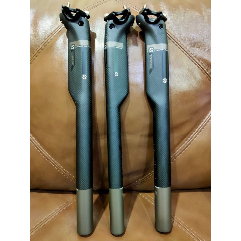 TOSEEK Seatpost Sepeda Matte 3K Full Carbon Fiber