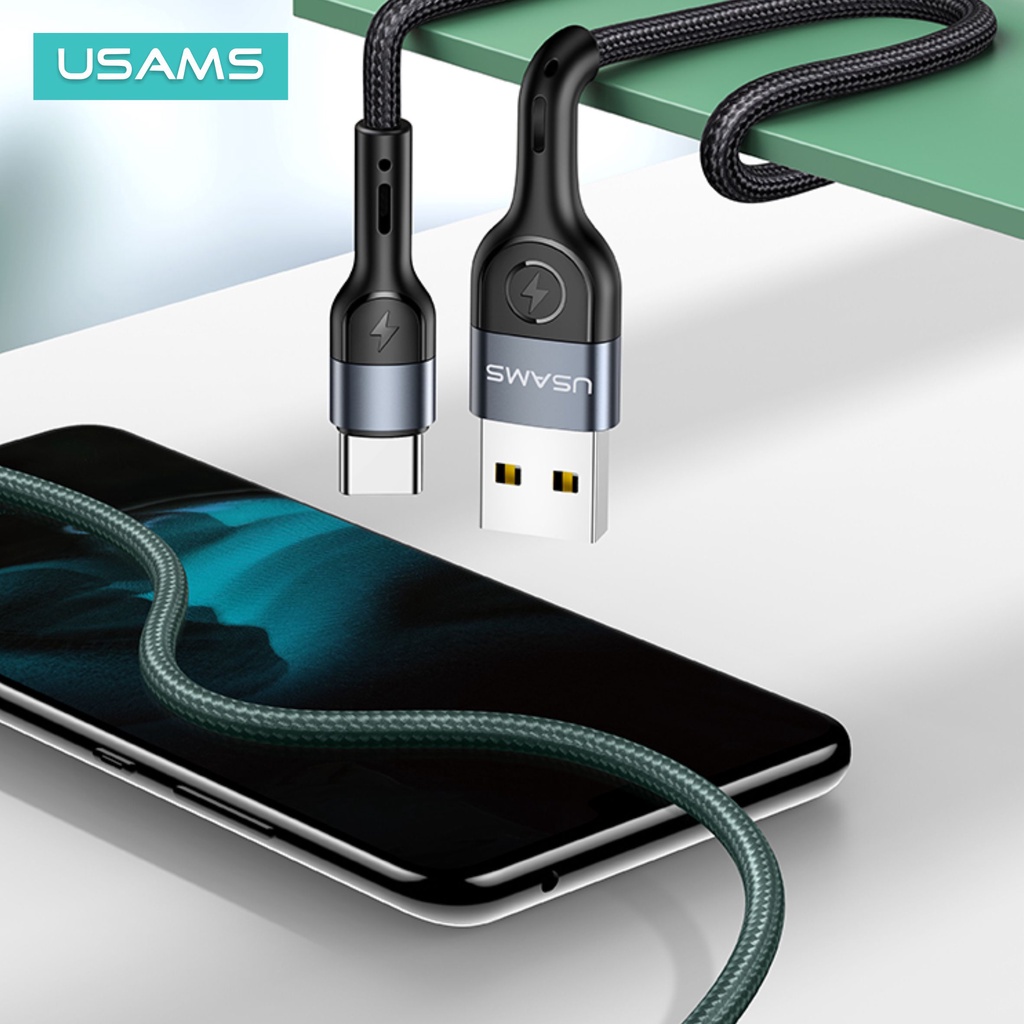 USAMS U55 KABEL DATA TYPE-C ALUMINUM ALLOY